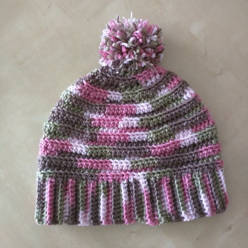 Hand knitted hat